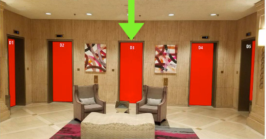 Elevator Door Graphic